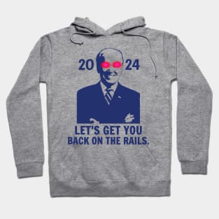 Dark Brandon, Let's Get You Back On The Rails. 2024 Hoodie